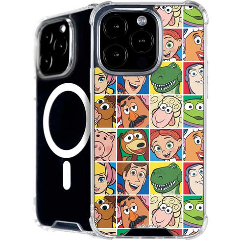 Disney Toy Story Characters Collage faces iPhone 16 Pro MagSafe Case